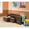 Badger Basket Kid's Cushioned Storage Bench With Three Bins